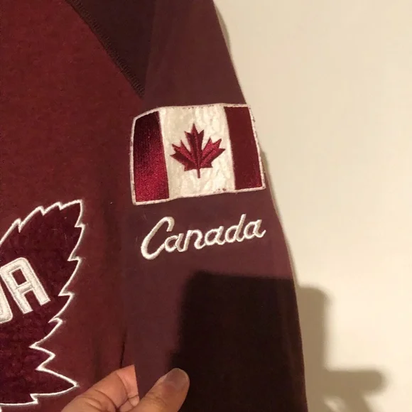 Roots burgundy hoodie Unisex - Picture 4 of 9